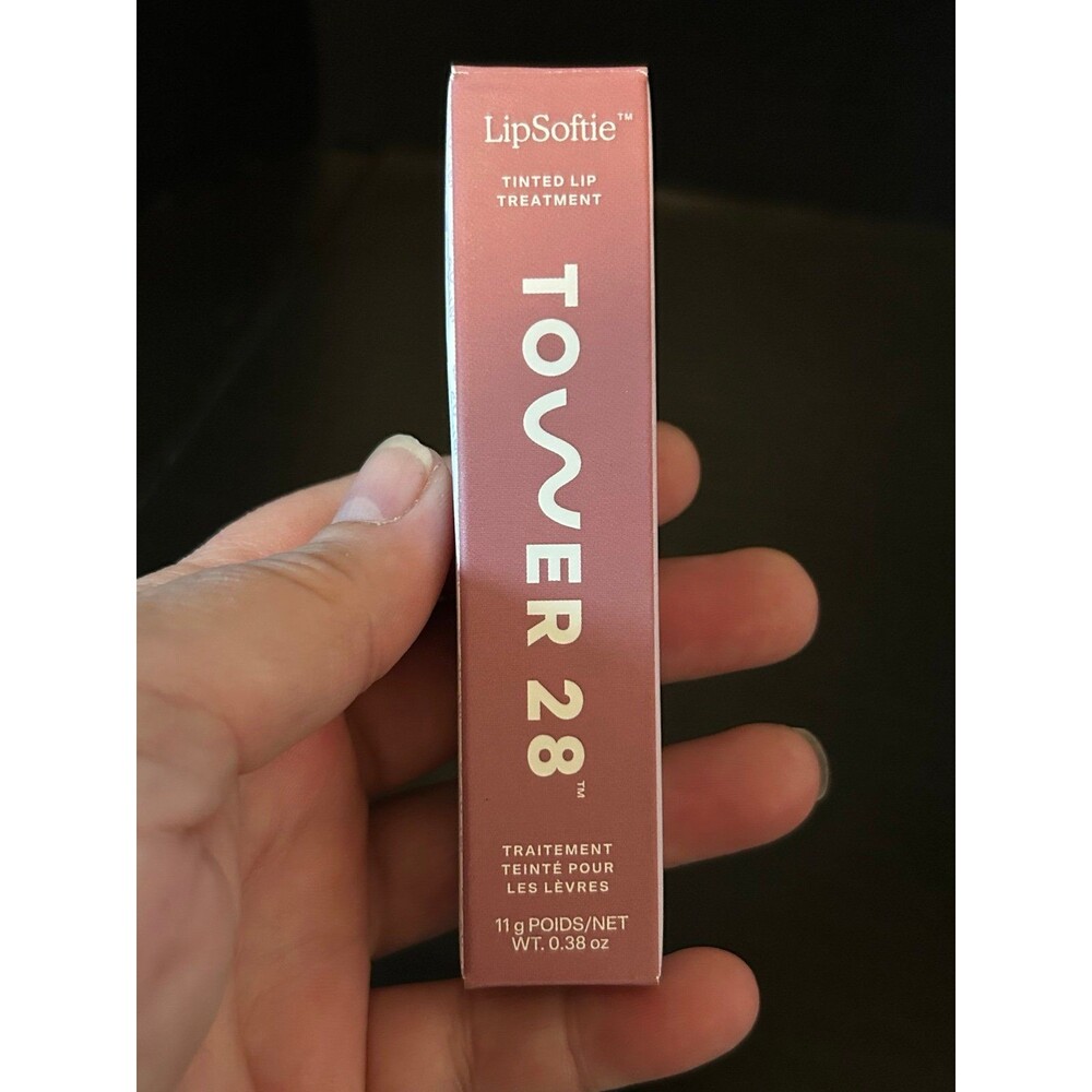 Tower 28 LipSoftie Tinted Lip Treatment in Sugar Plum (sheer plum)